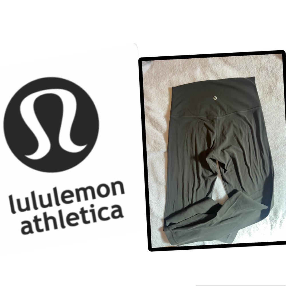 lululemon athletica Align Grey High-Rise Leggings